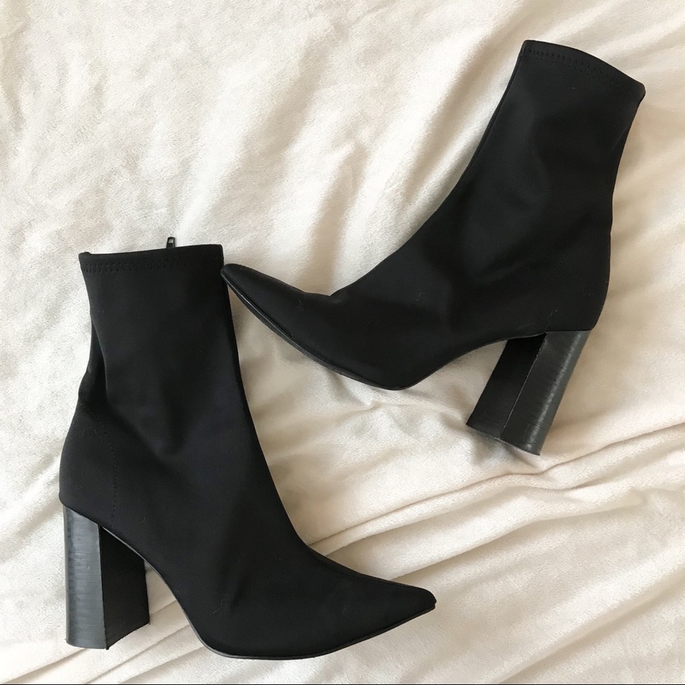Jeffrey Campbell Siren Heeled Sock Boots